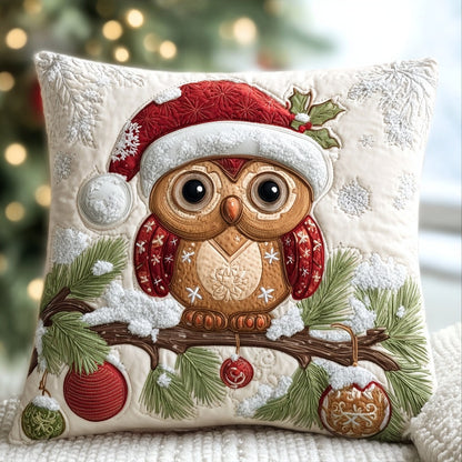 Holiday Cookie Owl XR0111004CL Quilt Pillow Case