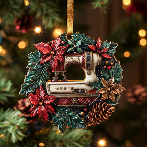 Dreamy Sewing Machine WN2010017CL Christmas Ornament