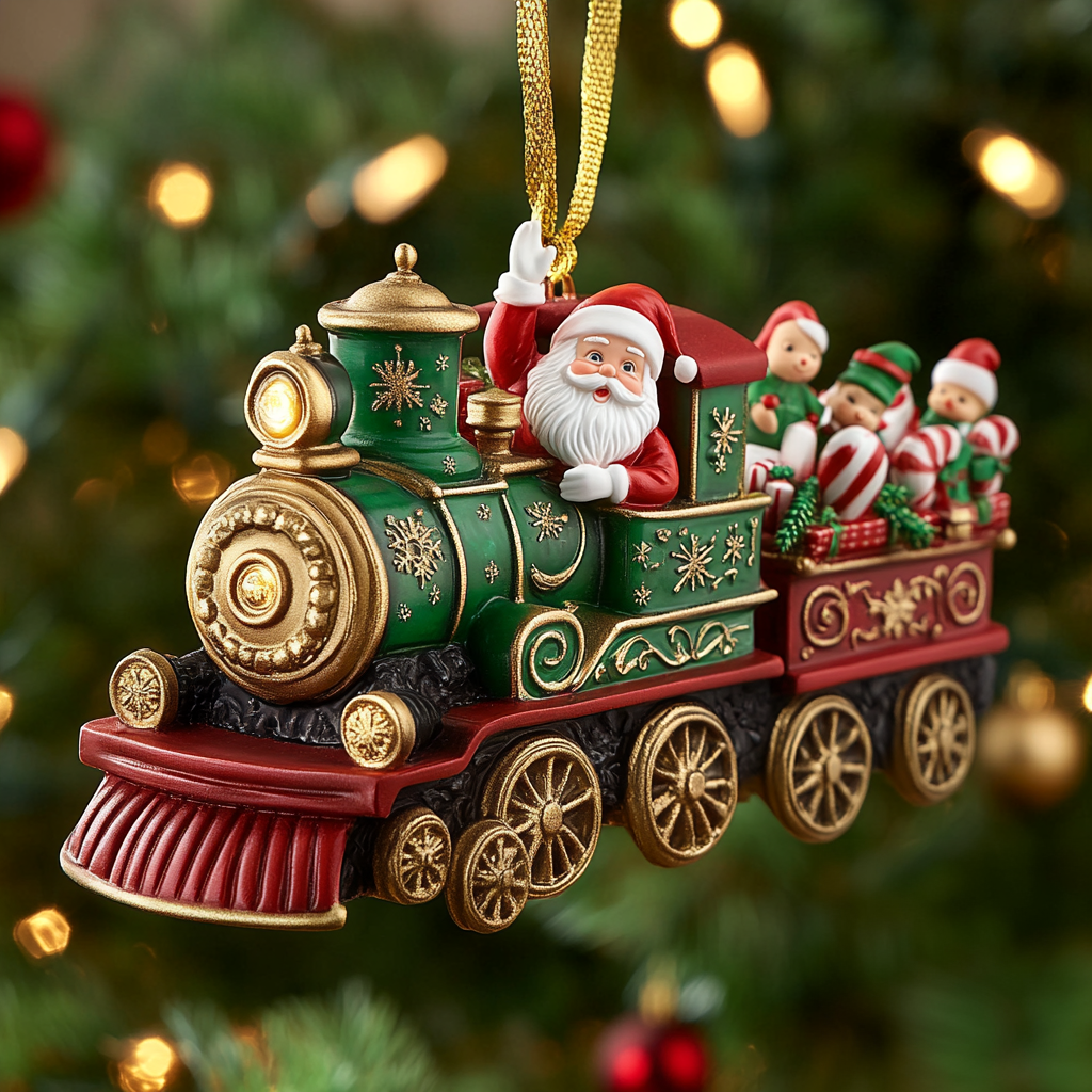 Santa Journey CP2811163CL Christmas Ornament