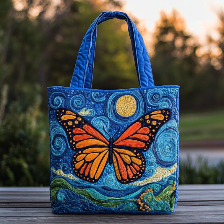 Starlit Monarch XR2310019CL Quilted Tote Bag
