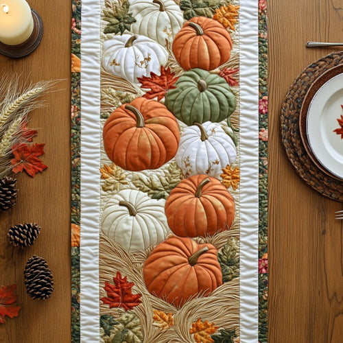 Opulent Harvest XR1609005CL Quilted Table Runner