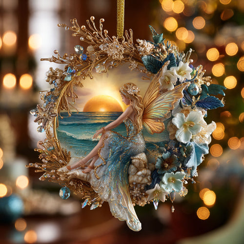 Sunrise Fairy CW0412070CL Christmas Ornament