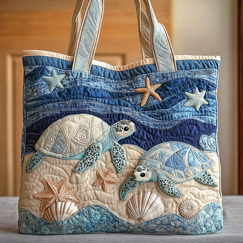 Sea Turtle XR2411003CL Quilted Tote Bag