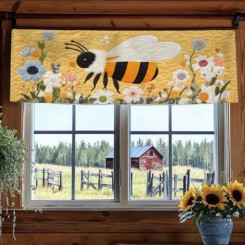 Honeybee WJ0504038CL Quilted Valance