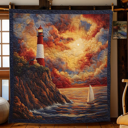 Burning Sky Lighthouse WN0502033CL Quilt