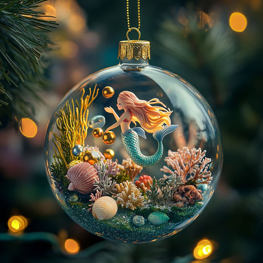Mermaid Wonderland WN2911056CL Christmas Ornament