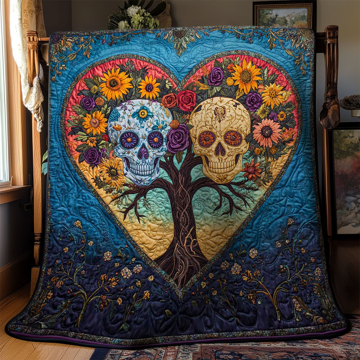 Sacred Skull WN0702040CL Quilt