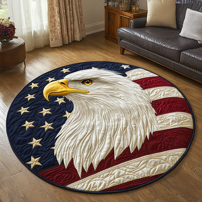 Freedom Crest CP0210078CL Quilted Round Mat