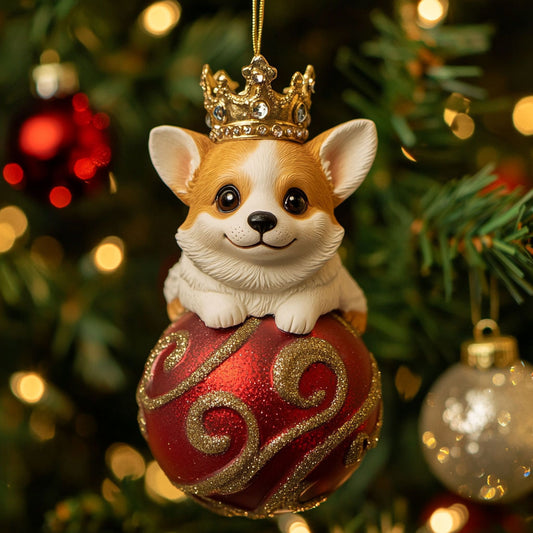 Royal Corgi CW2911024CL Christmas Ornament