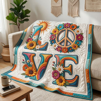 Boho Love Peace WN2804003CL Quilt