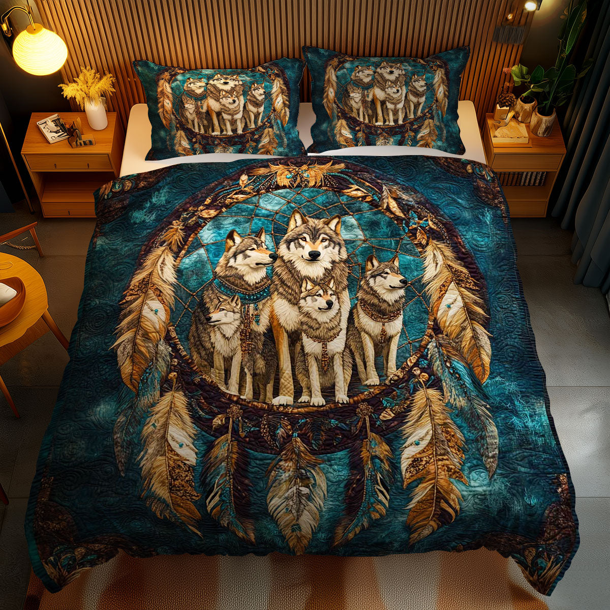 Dreamcatcher Wolf Clan WN2401039CL Duvet Cover Set