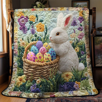 Golden Easter Rabbit WN0403058CL Quilt