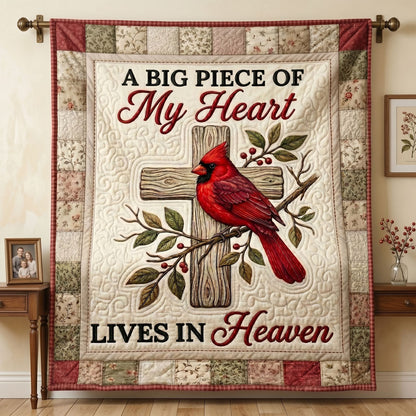 A Piece Of My Heart Lives In Heaven WN1404001CL Quilt