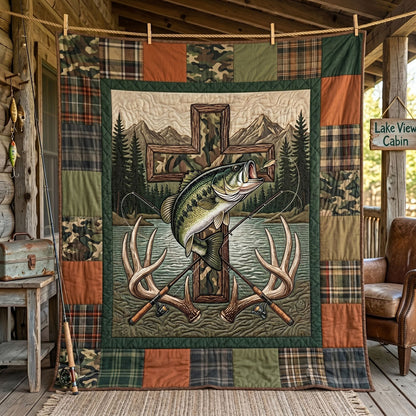 Fishing Cross Wilderness WN1805004CL Quilt