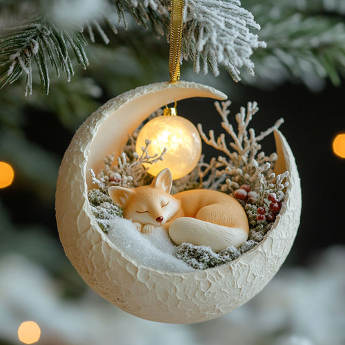Moon Fox CP0612052CL Christmas Ornament