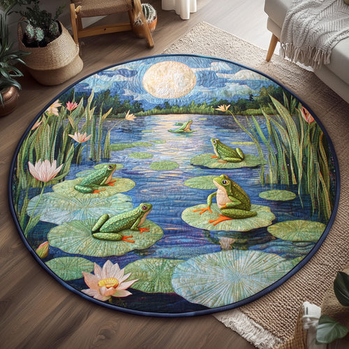 Midnight Frog WJ1004042CL Quilted Round Mat