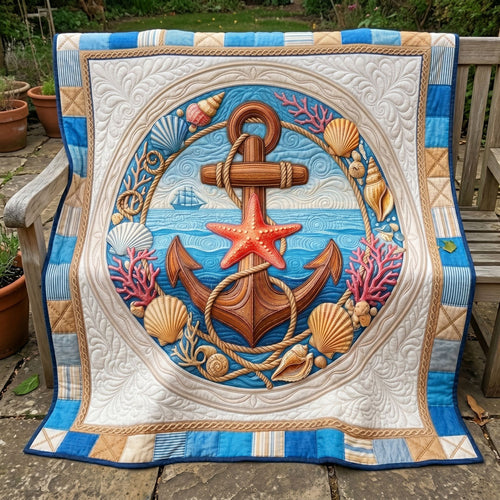 Coastal Anchor Serenity WN0505009CL Quilt