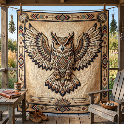 Tribal Owl Sentinel WN0806015CL Quilt