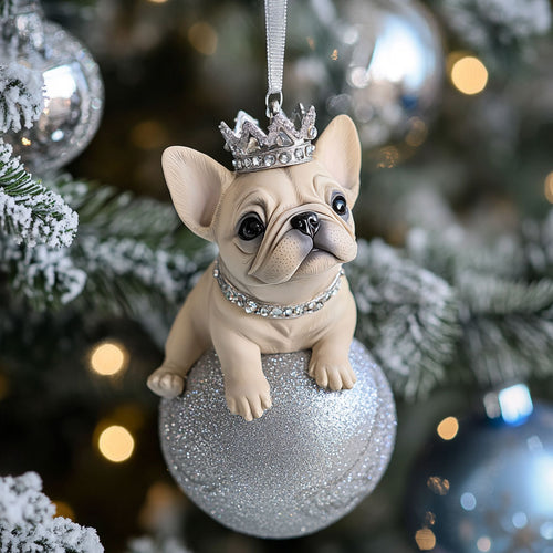 Bulldog Glow CW2911001CL Christmas Ornament