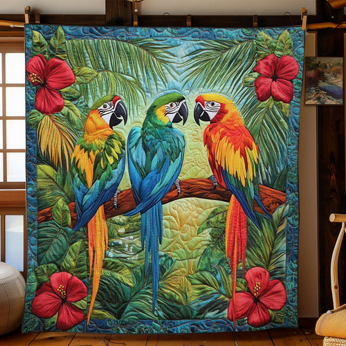 Tropical Parrot CW0701067CL Quilt
