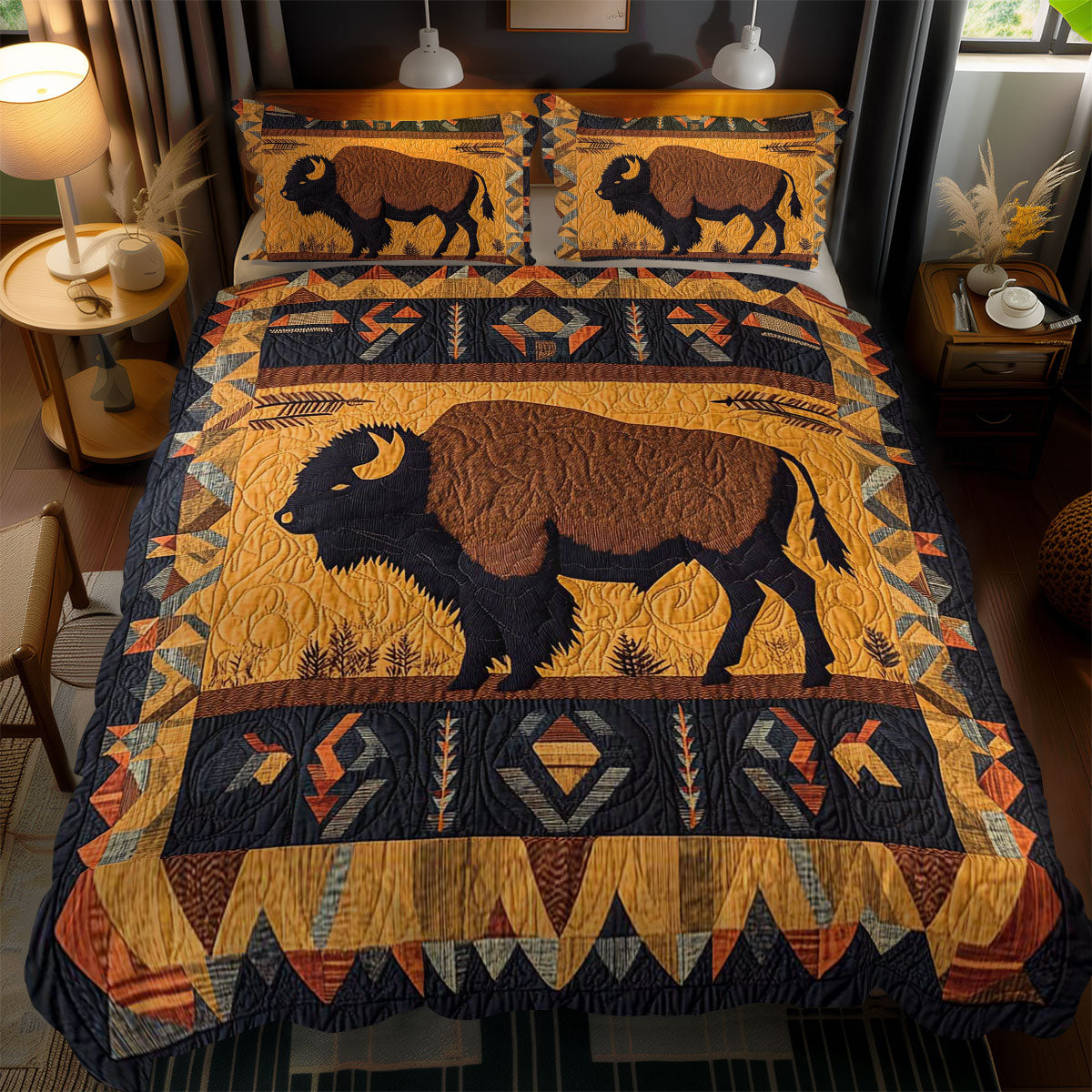 Golden Bison WN0702074CL Duvet Cover Set