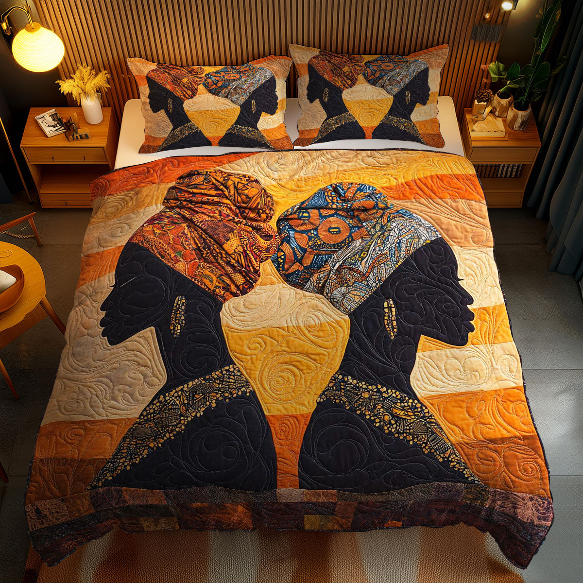 Mystic African Woman WN0703096CL Duvet Cover Set