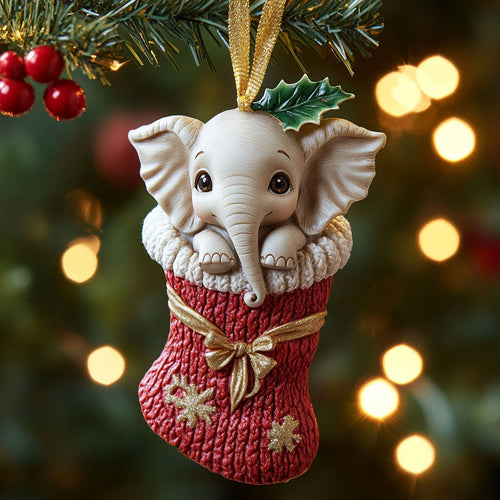 Elephant Joy CP0412048CL Christmas Ornament