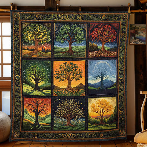 Seasons Tree Of Life WN0301016CL Quilt