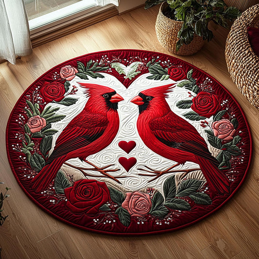 Cardinal Love QA1201011CL Quilted Round Mat