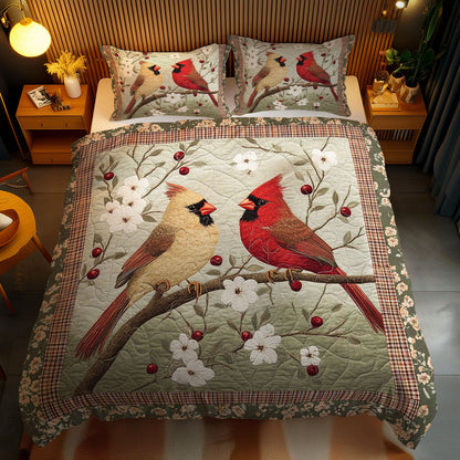 Rustic Cardinal WN2102023CL Duvet Cover Set