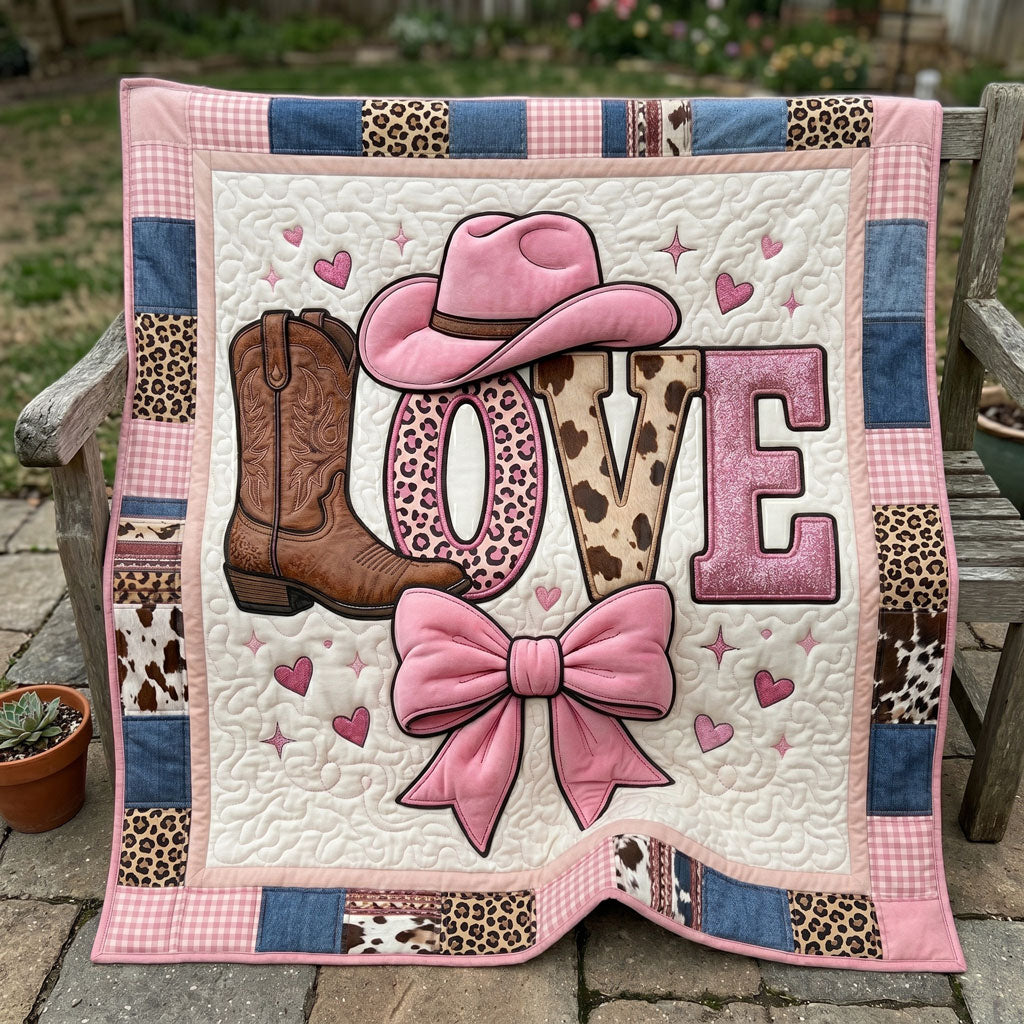 Western Pink Love WN0505028CL Quilt