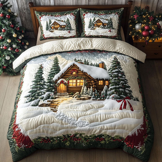 Snowy Cabin CW3110012CL Duvet Cover Set
