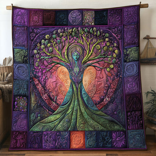 Sacred Aura Tree Of Life WN1001034CL Quilt