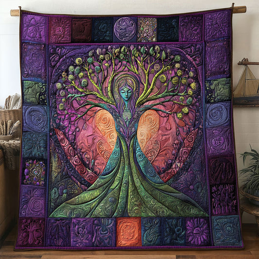 Sacred Aura Tree Of Life WN1001034CL Quilt