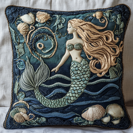 Beautiful Mermaid WJ1406029CL Quilt Pillow Case