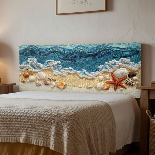 Shoreline Glow CW1212056CL Quilted Headboard Slipcover