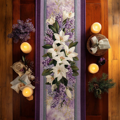 Dreaming Garden XR2111024CL Quilted Table Runner