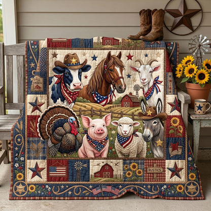 American Farm Friends WN0406001CL Quilt