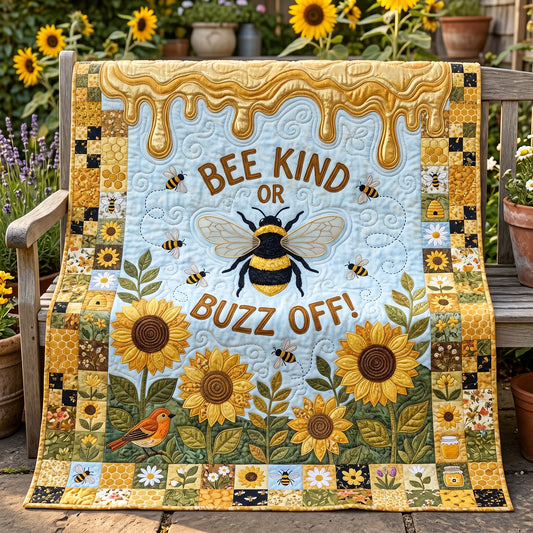 Bee Kind Or Buzz Off XR1405004CL Quilt
