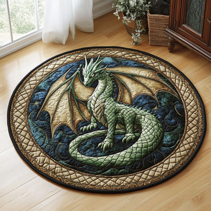 Dragon Realm CW1301138CL Quilted Round Mat
