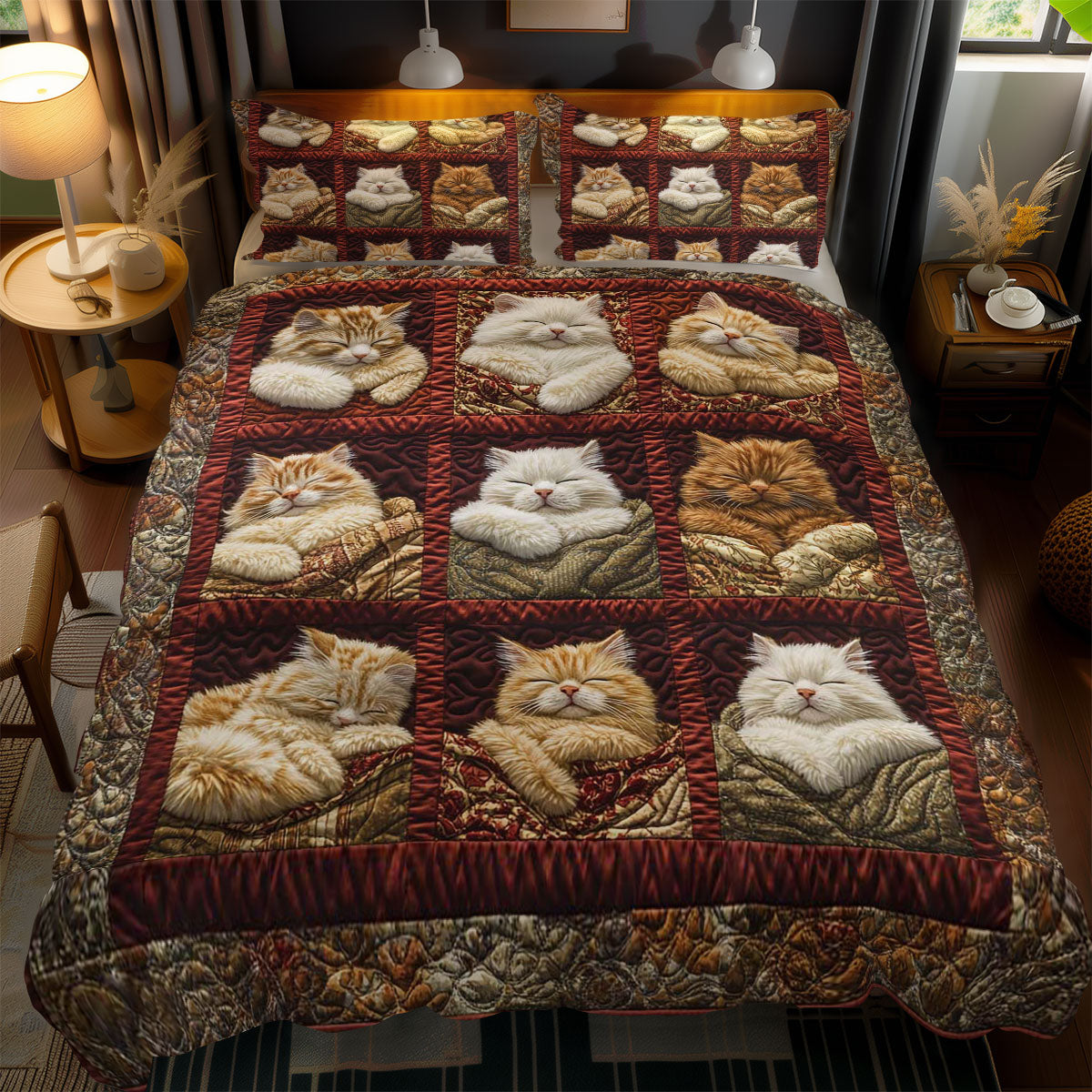 Snuggly Cat Dreams WN1303198CL Duvet Cover Set