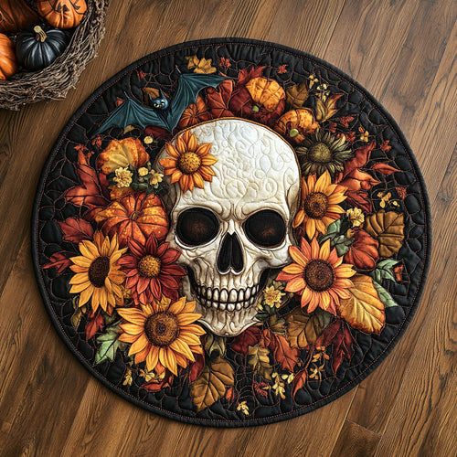 Elegy In Bloom WJ2507040CL Quilted Round Mat