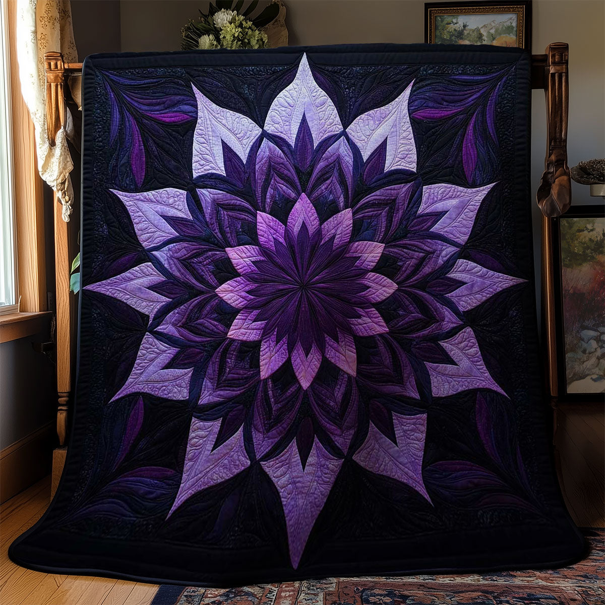 Twilight Flower WN0703013CL Quilt