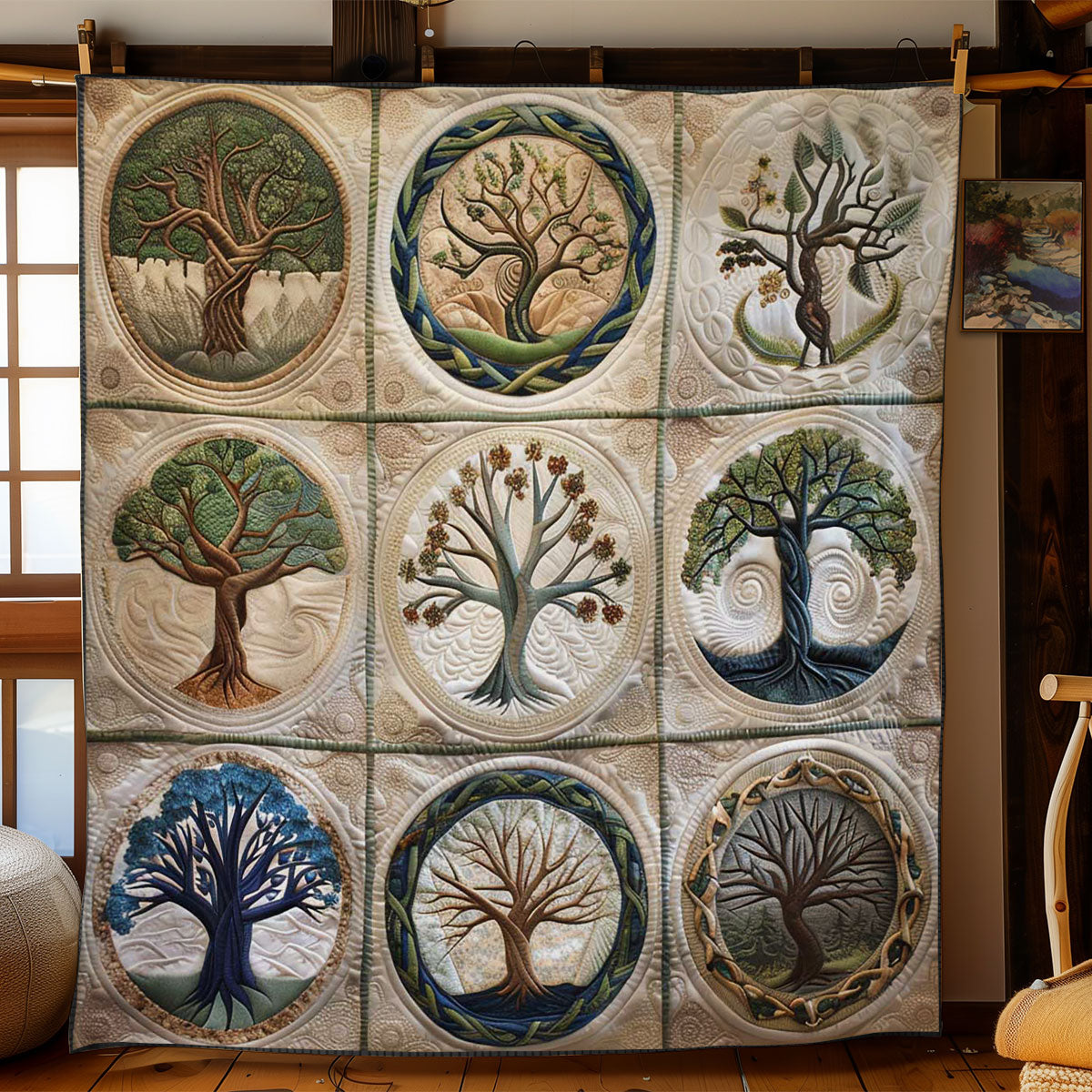 Mystic Tree Of Life WN1303019CL Quilt