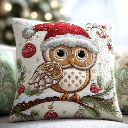 Gingderbread Owl XR0111002CL Quilt Pillow Case