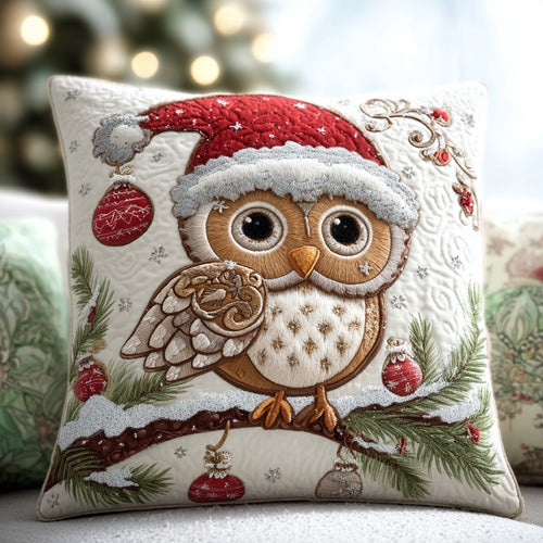 Gingderbread Owl XR0111002CL Quilt Pillow Case