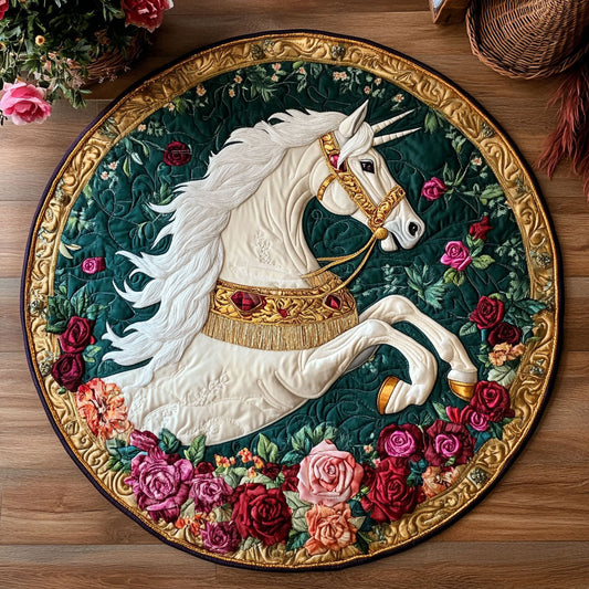 White Horse Waltz WJ2307050CL Quilted Round Mat