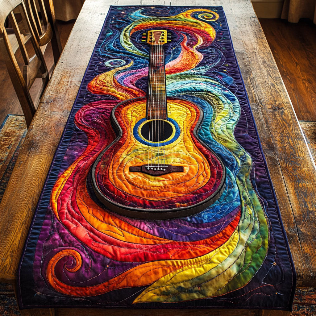 Mystic Guitar WN1606040CL Quilted Table Runner