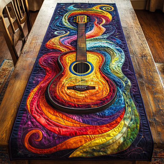 Mystic Guitar WN1606040CL Quilted Table Runner