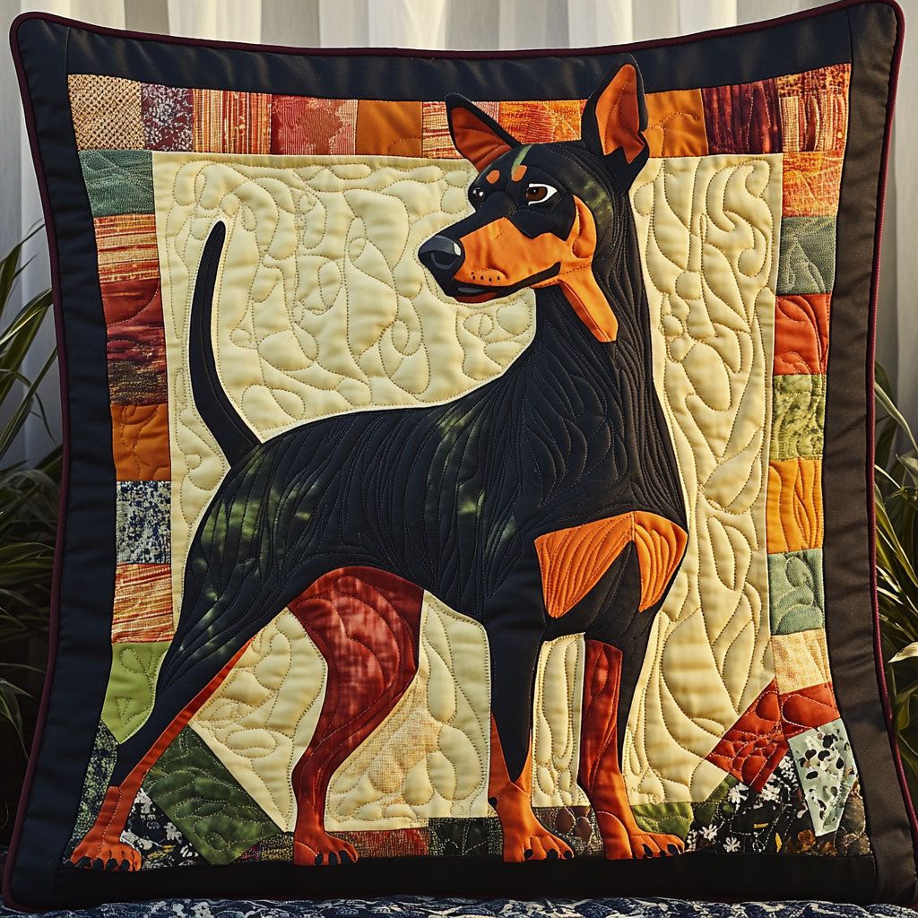 Guardian Doberman WP2105027CL Quilt Pillow Case